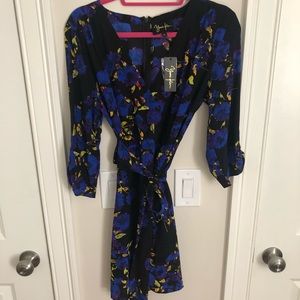 Yumi Kim silk wrap dress NWT size large